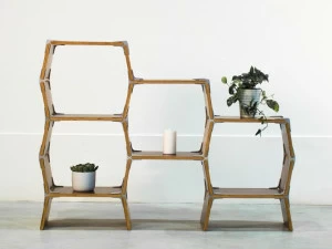 Modos Открытый деревянный книжный шкаф