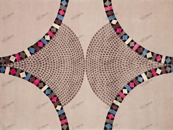 Deirdre Dyson Прямоугольный коврик ручной работы Mosaic 57