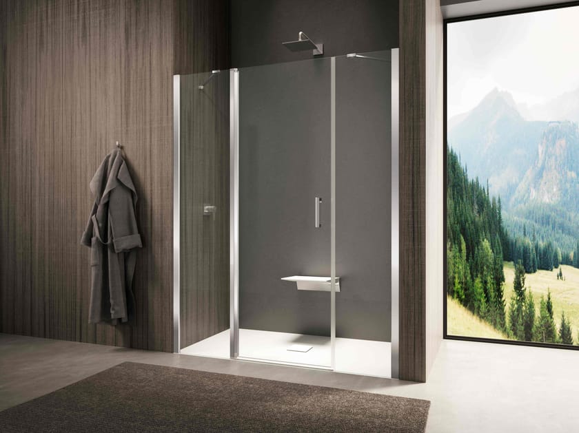 Стеклянная ниша душевая кабина с распашной дверью Provex Industrie ARCH-00108906