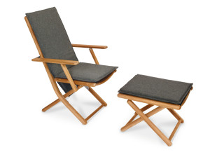 Стул из тикового дерева с высокой спинкой