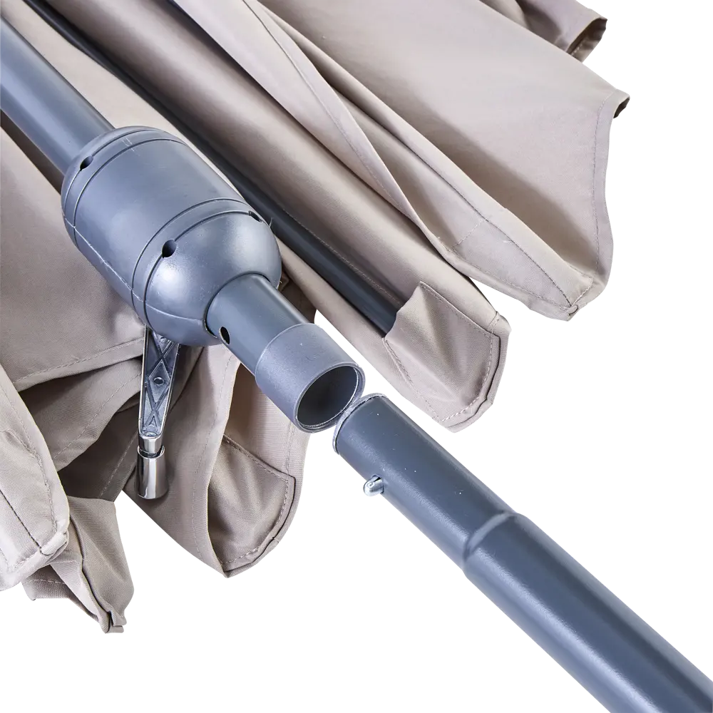 Садовый зонт Naterial Arkea 270x235x135 см бежевый STLM-2028899 - Вид №8