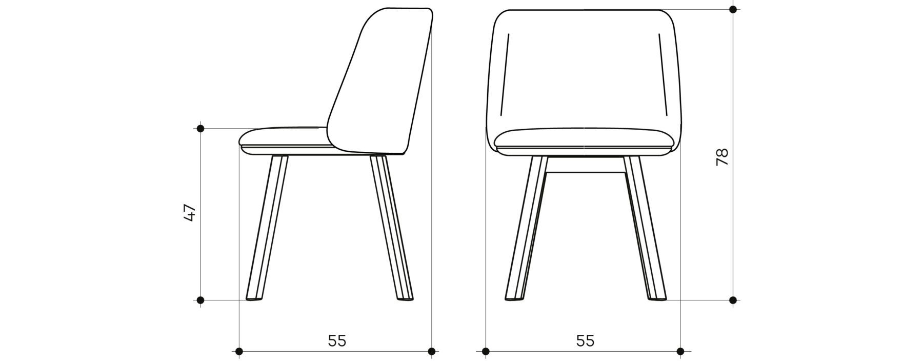 Мягкий стул из ткани arrmet Pure Belle ARCH-00111533