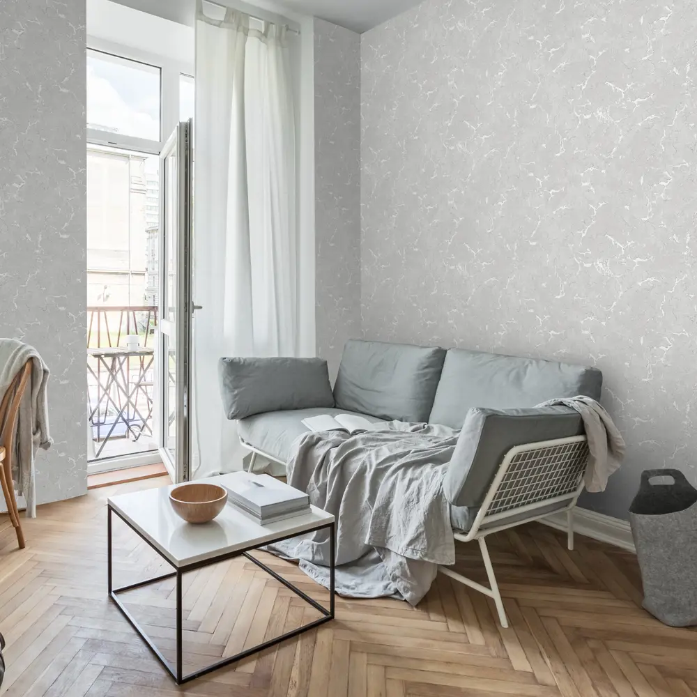 Обои флизелиновые Ateliero Fenix серые 1.06 м 989997 82837495 STLM-2109240 - Вид №3