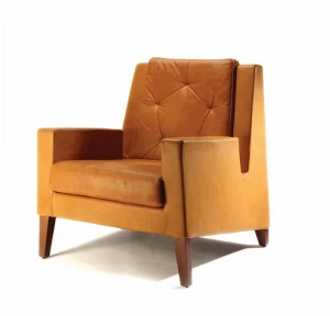 Mambo Unlimited Ideas Кожаное кресло с подлокотниками Geo