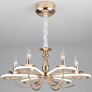 Подвесная люстра Bogates Phobos 421/6 BOGATES ДИЗАЙНЕРСКИЕ, PHOBOS 186891 Золотой