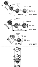 6584051 Монтажные профиля BIS RapidRail® Уголки 135° для создания конструкций из профиля RapidRail WALRAVEN  - Вид №1