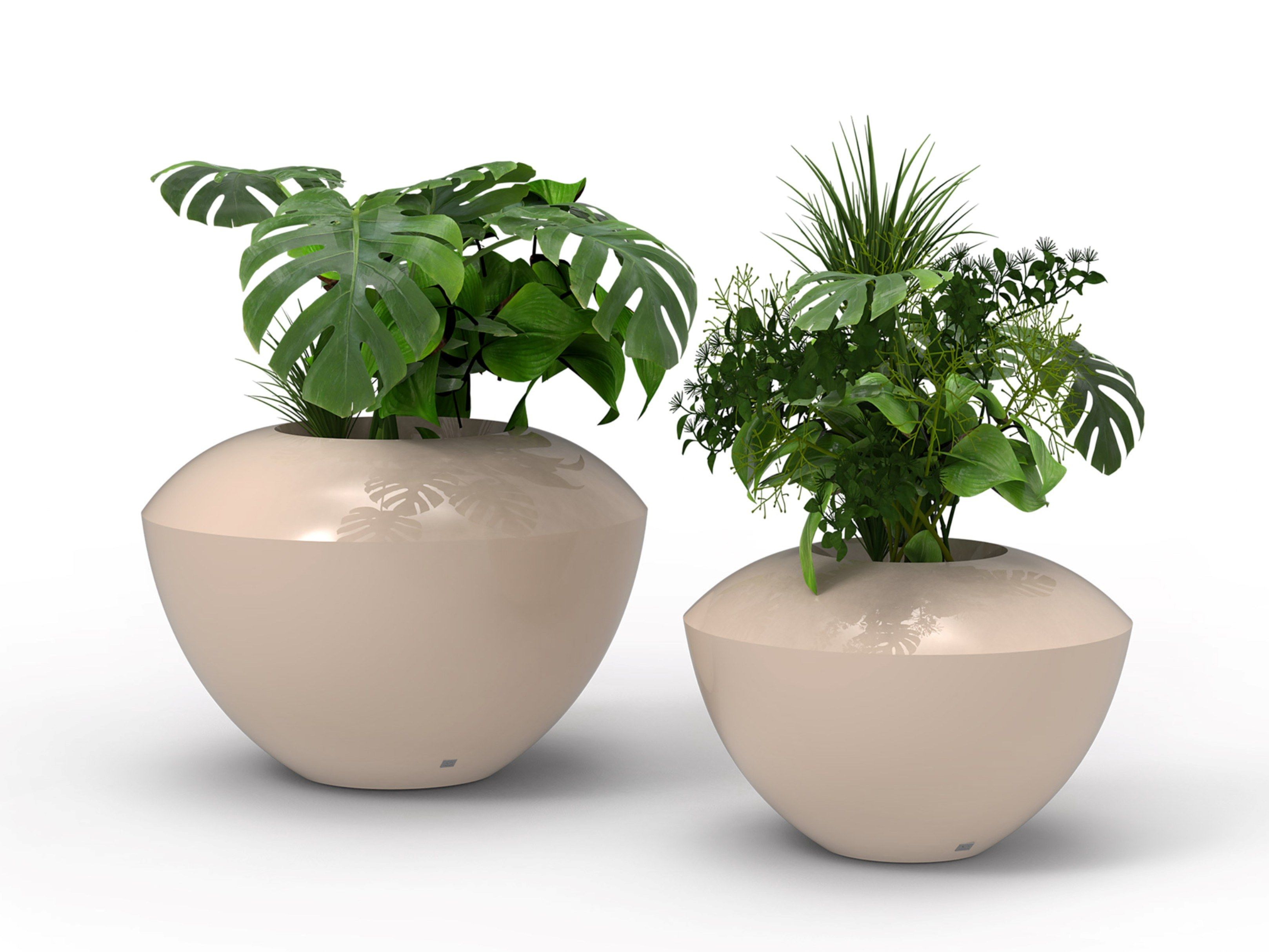 Круглая ваза из стекловолокна GANSK SPIN ARCH-00141063