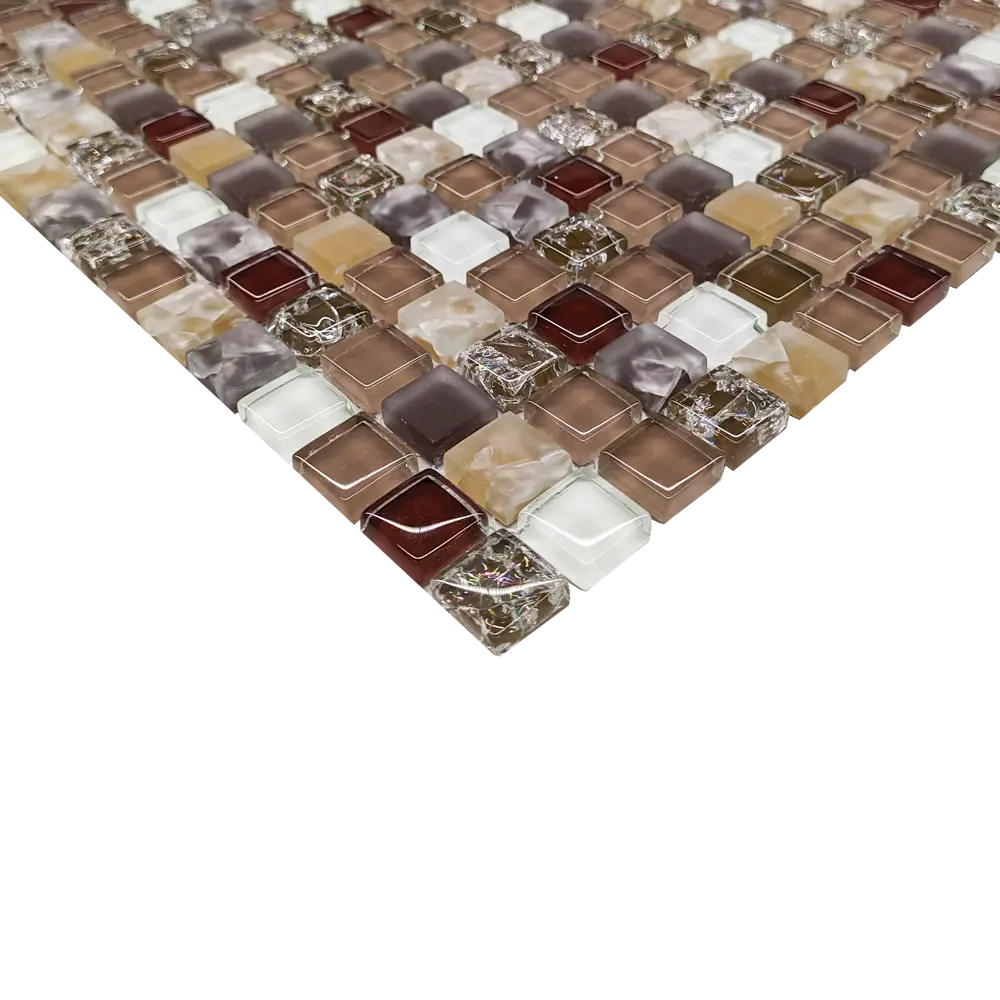 Мозаика стеклянная Terrazzo 30x30 см цвет коричневый 82825681 STLM-2017193 Santreyd - Вид №2