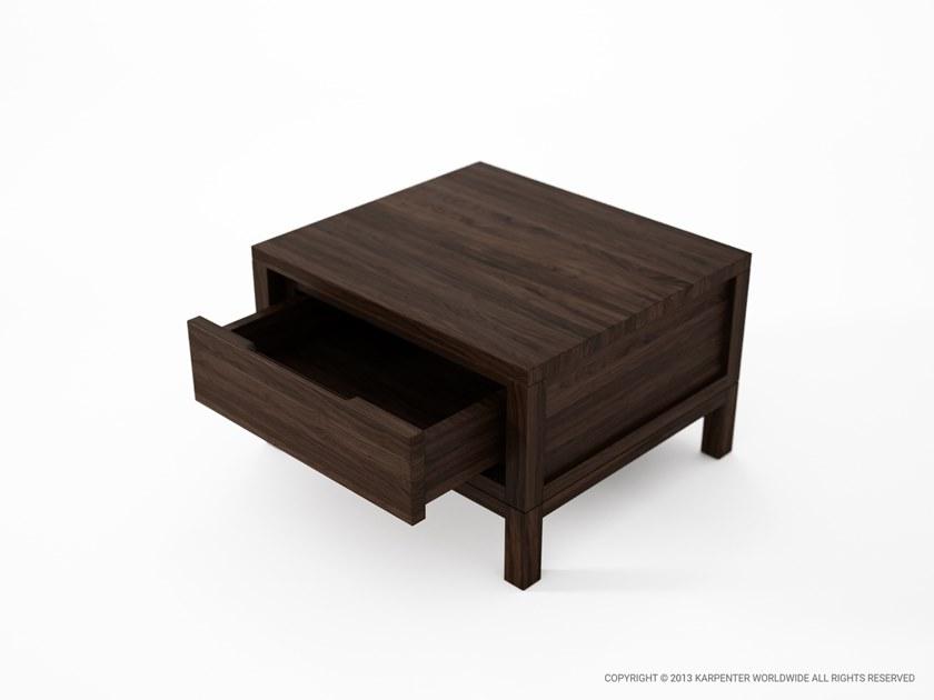 KARPENTER Квадратная тумбочка из дерева с ящиками Solid sun-id-1507307 - Вид №2