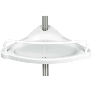 Телескопическая угловая полка в ванную STARDIS  253660 Серебро