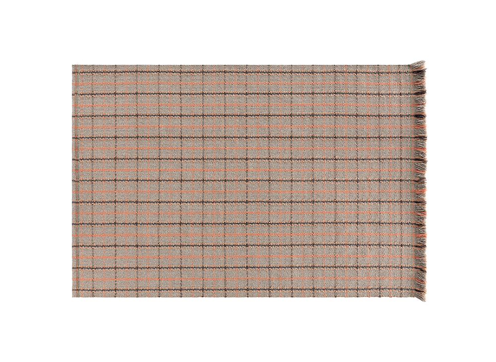 099956 Ковер GL Tartan terracotta 200x300 см GAN Garden Layers