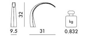 Светодиодная настольная лампа PMMA Kartell TAJ MINI ARCH-00093748 - Вид №30