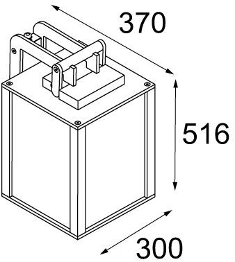 Modular Lighting Instruments Бра для наружного освещения с прямым и отраженным светом Kabaz sun-id-1394965 - Вид №1