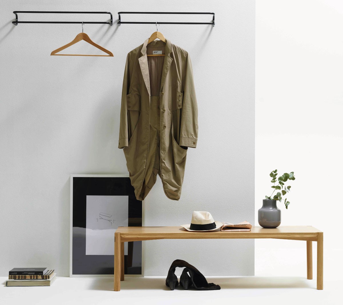 Ex.T Panchina Скамейка из натурального дуба EXPANCHINAROV  - Вид №1