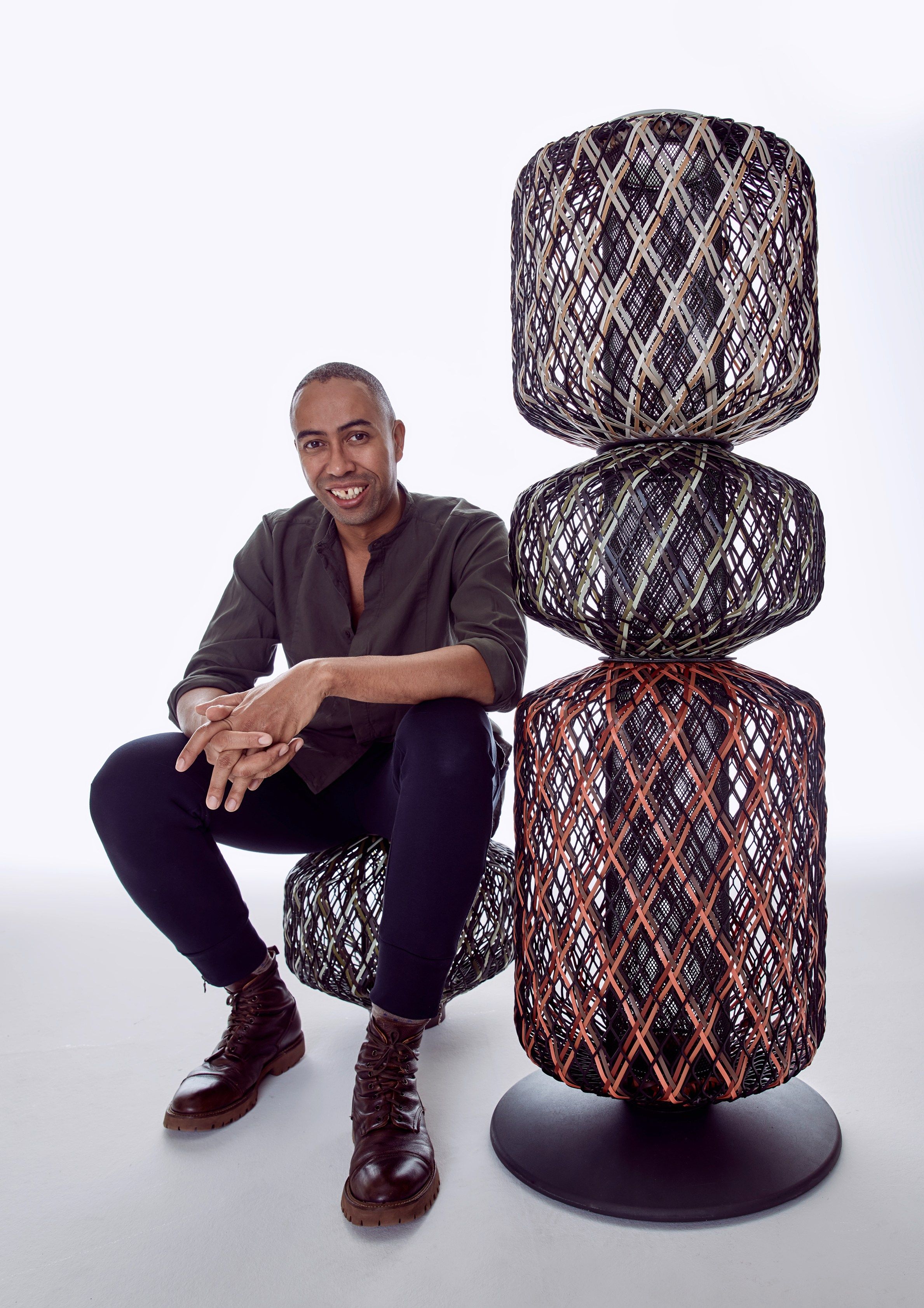 Фонарь из синтетического волокна DEDON The OTHERS ARCH-00143566 - Вид №1