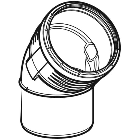 GEBERIT 390.621.14.1 Отвод Geberit Silent-PP  - Вид №1