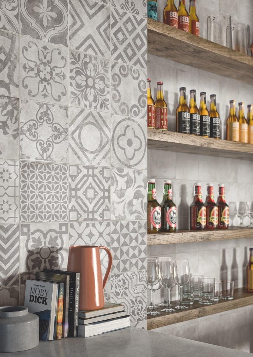 Casalgrande Padana Настенная / напольная плитка из керамогранита с эффектом энкаустики Granitoker sun-id-1473786 - Вид №5