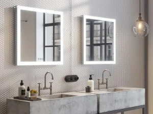 ESS Easy Drain Квадратное зеркало со встроенной подсветкой Lugano