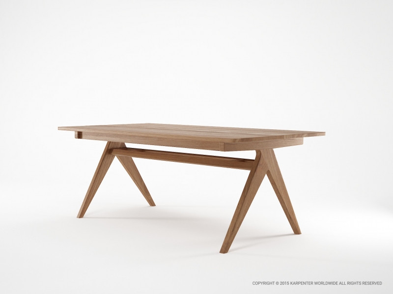 551_1115 Стол обеденный прямоугольный 200 Karpenter TRIBUTE - Вид №1