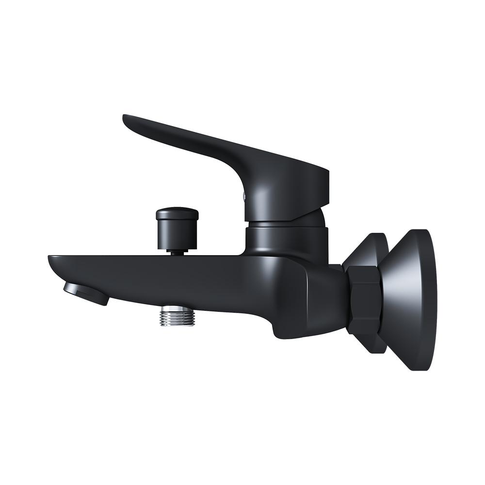 771000300 смеситель для ванны/душа черный Damixa Origin Bit  - Вид №3