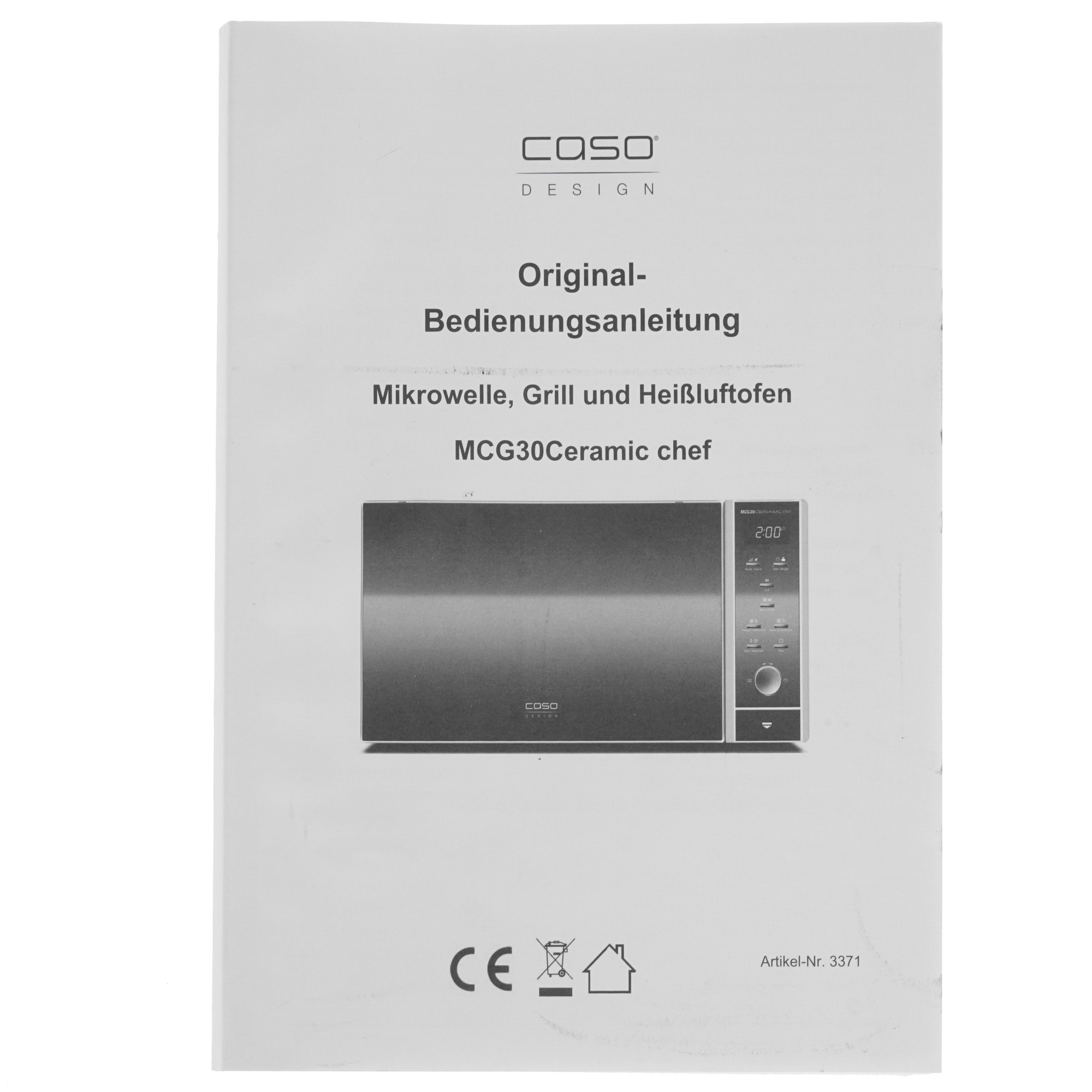 1117011 Микроволновая печь CASO MCG 30 Ceramic Chef серебристый STDN-0095925 - Вид №7