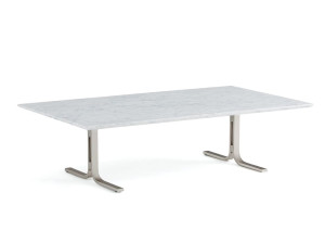 Прямоугольный журнальный столик из каррарского мрамора