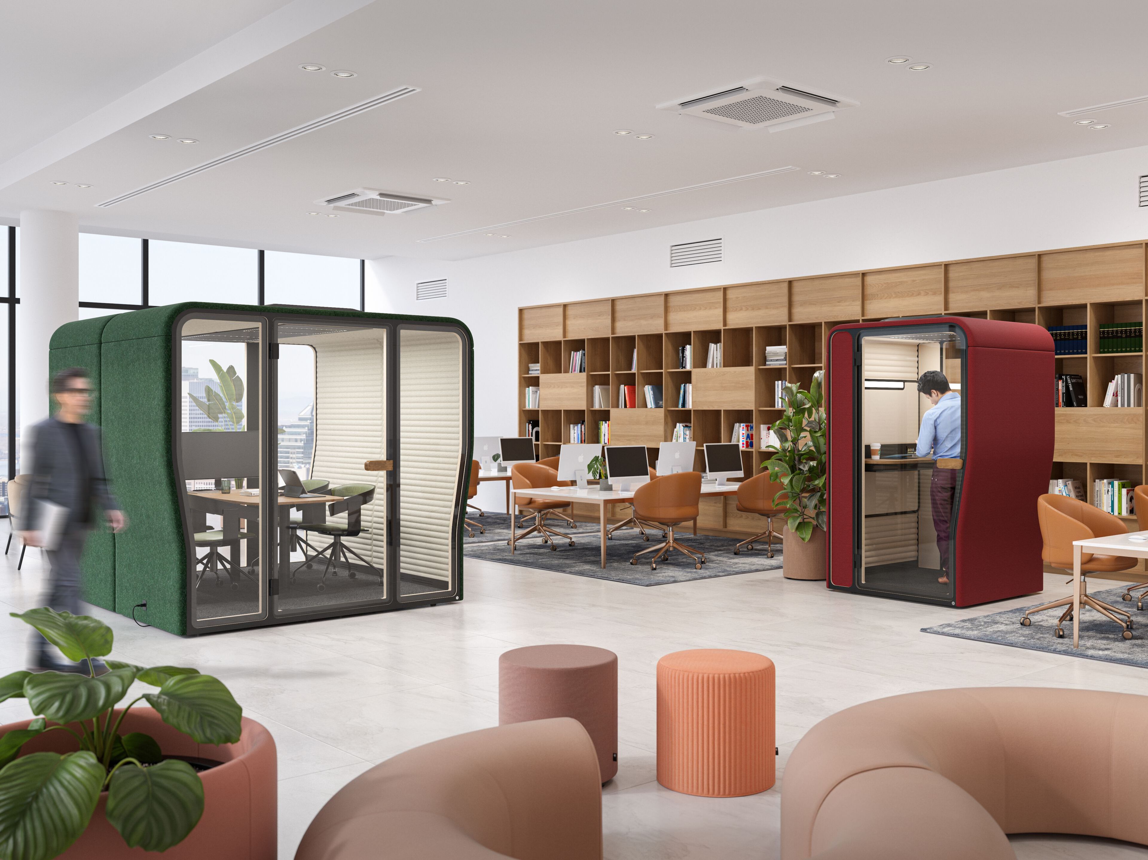 Акустическая офисная кабина BuzziSpace BuzziNest ARCH-00098679 - Вид №2