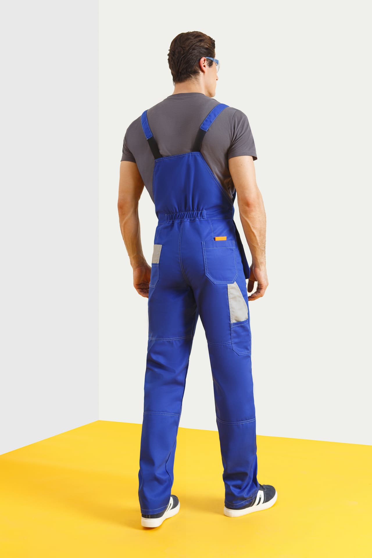 65253 Костюм "Профессионал-2" василек-светло-серый  Летняя спецодежда  размер 60-62/158-164  - Вид №11