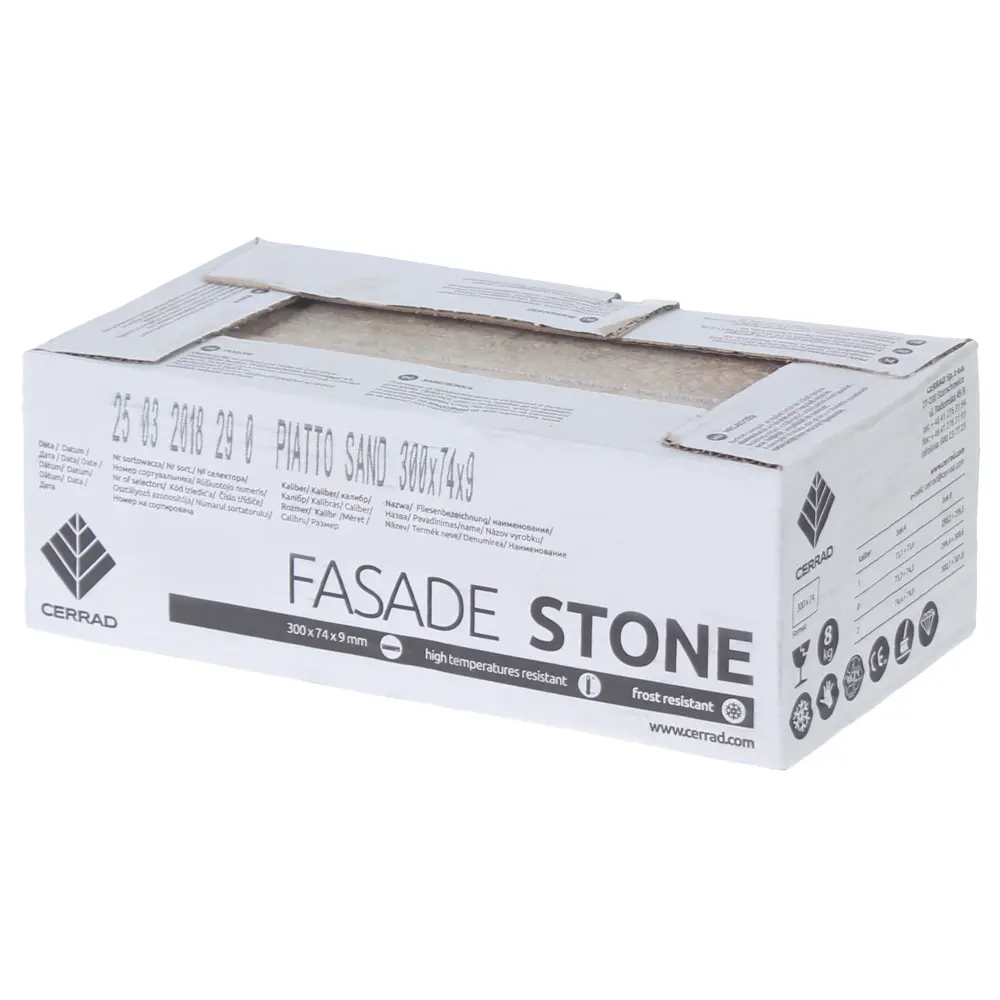 82015332 Плитка клинкерная Cerrad Piatto серо-бежевый 0.48 м² STLM-0017646 - Вид №4