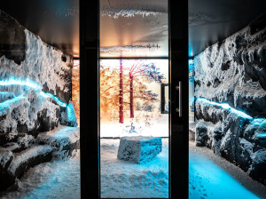 Snow sauna per spa