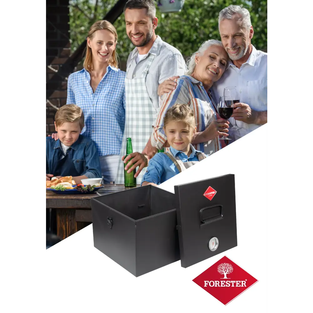 Коптильня Forester Expert с термометром 25x26 см Santreyd STLM-2145023 - Вид №10