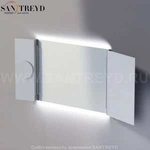 Agape NARCISO Прямоугольное модульное зеркало с LED подсветкой: длина 140 см, высота 60 см ANAR080204LH