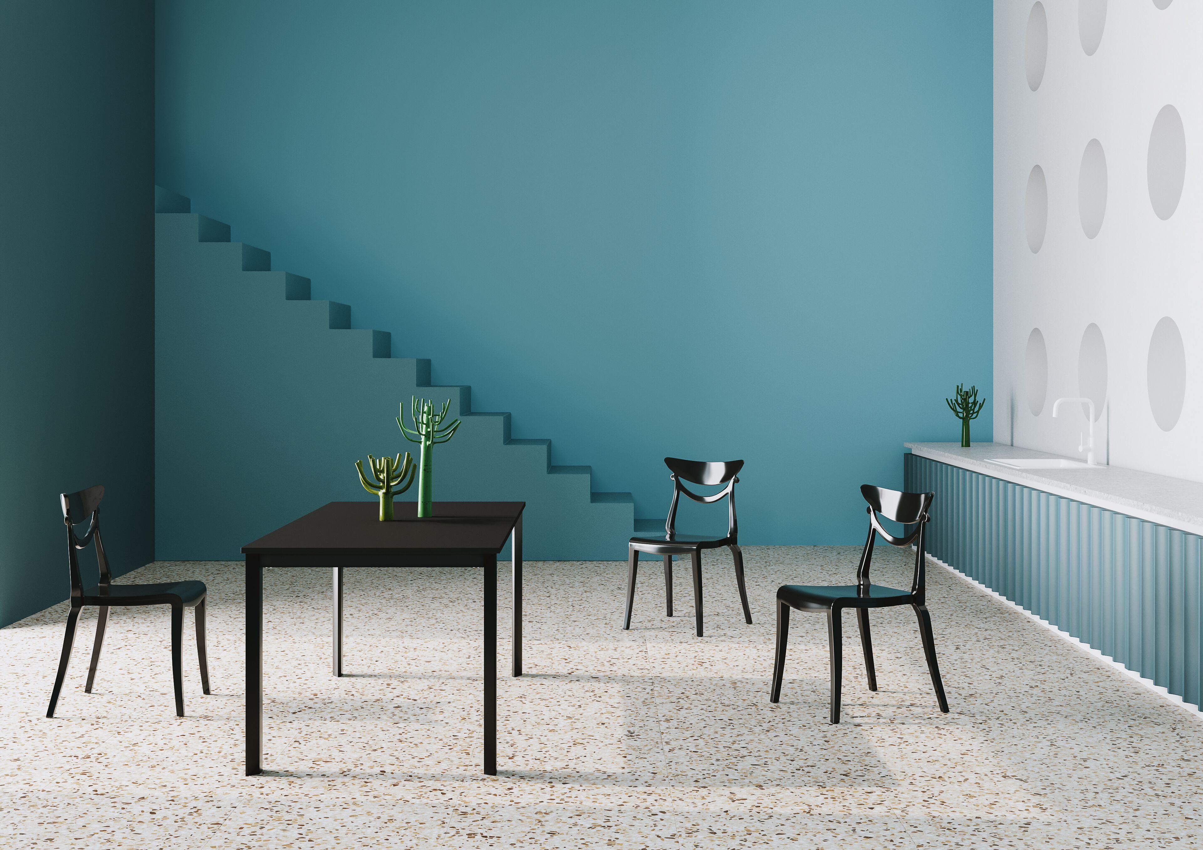 Раздвижной прямоугольный стол из ламината ALMA DESIGN GRANDANGOLO ARCH-00041662 - Вид №6