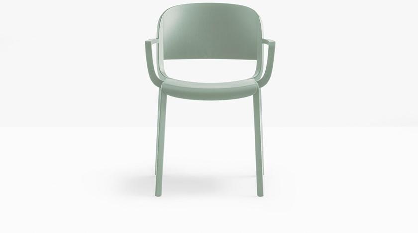 Pedrali Стул полипропиленовый с подлокотниками Dome 265 - Вид №4