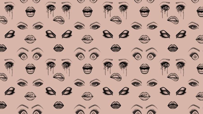 Baboon Моющиеся обои с рисунком Pattern sun-id-1346801 - Вид №3