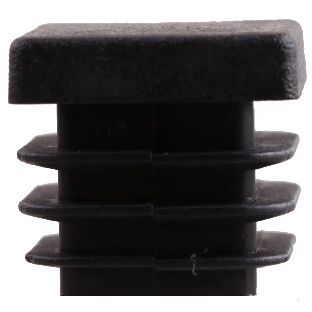 Заглушка квадратная для трубы Лофт пластик 20x20 мм черная Santreyd STLM-2176842 - Вид №2