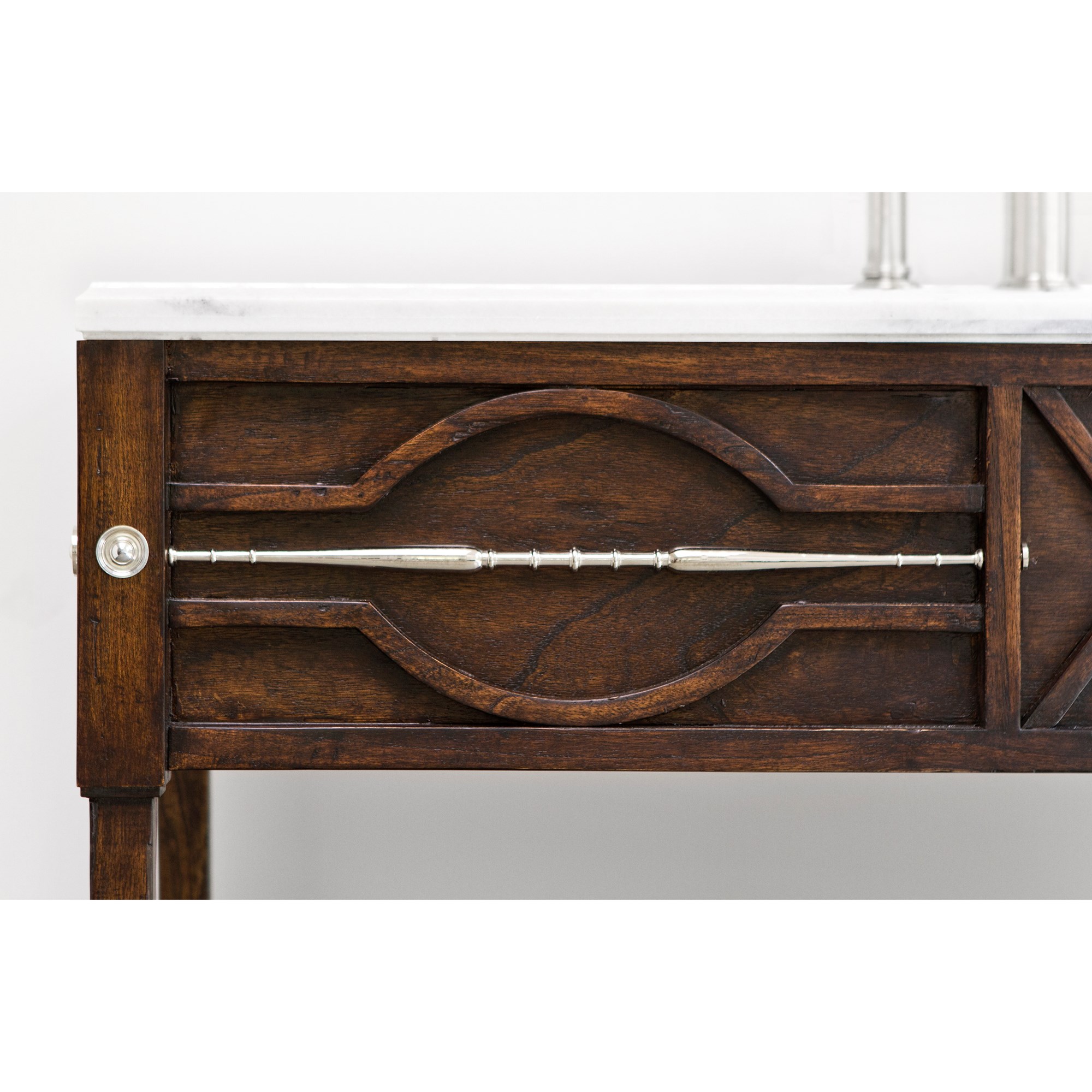 Тумбочка, большая (от 37 до 59,5) 17554-110-401 Spindle Sink Chest - Walnut Ambella  - Вид №2
