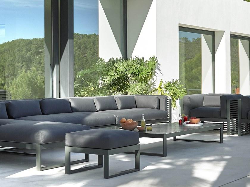 GANDIABLASCO Прямоугольный журнальный столик из алюминия Dna sun-id-1480362 - Вид №6