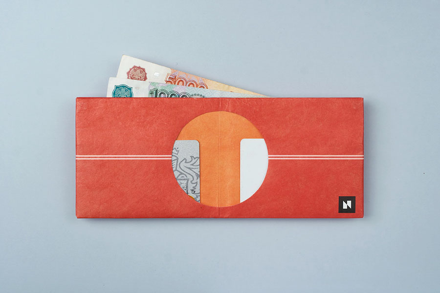 NW-085 Кошелек new lifeline, розовый New wallet  - Вид №6