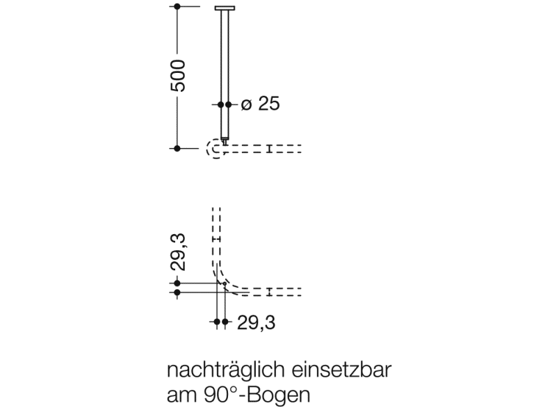 900.34.00260 потолочная подвеска HEWI System 900 - Вид №22