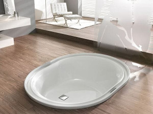 Утопленная акриловая овальная ванна