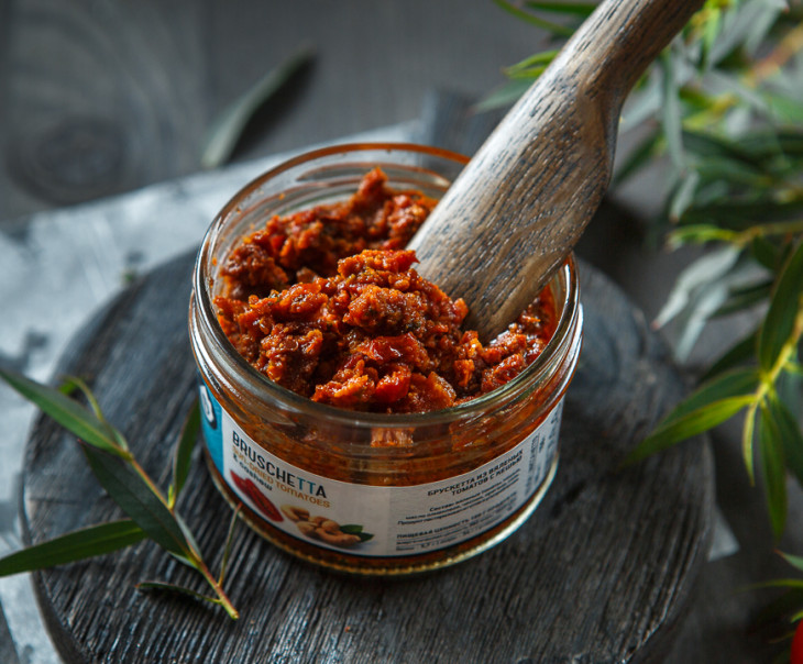 7765 Брускетта из вяленых томатов с кешью Вкусляндия  - Вид №2