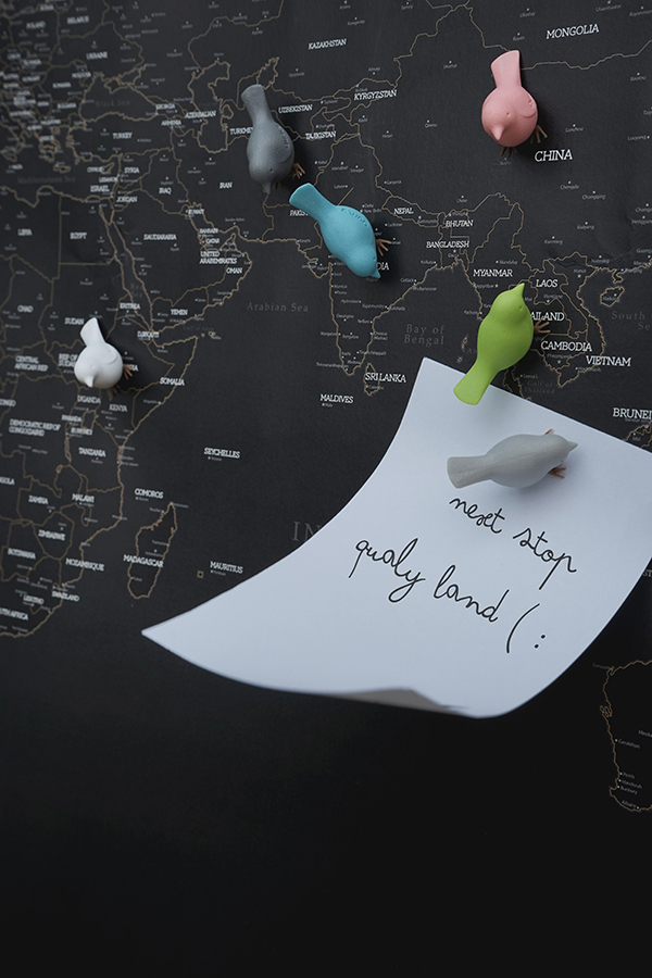 QL10258-PT Магниты на холодильник mini sparrow, 6 шт. Qualy  - Вид №2