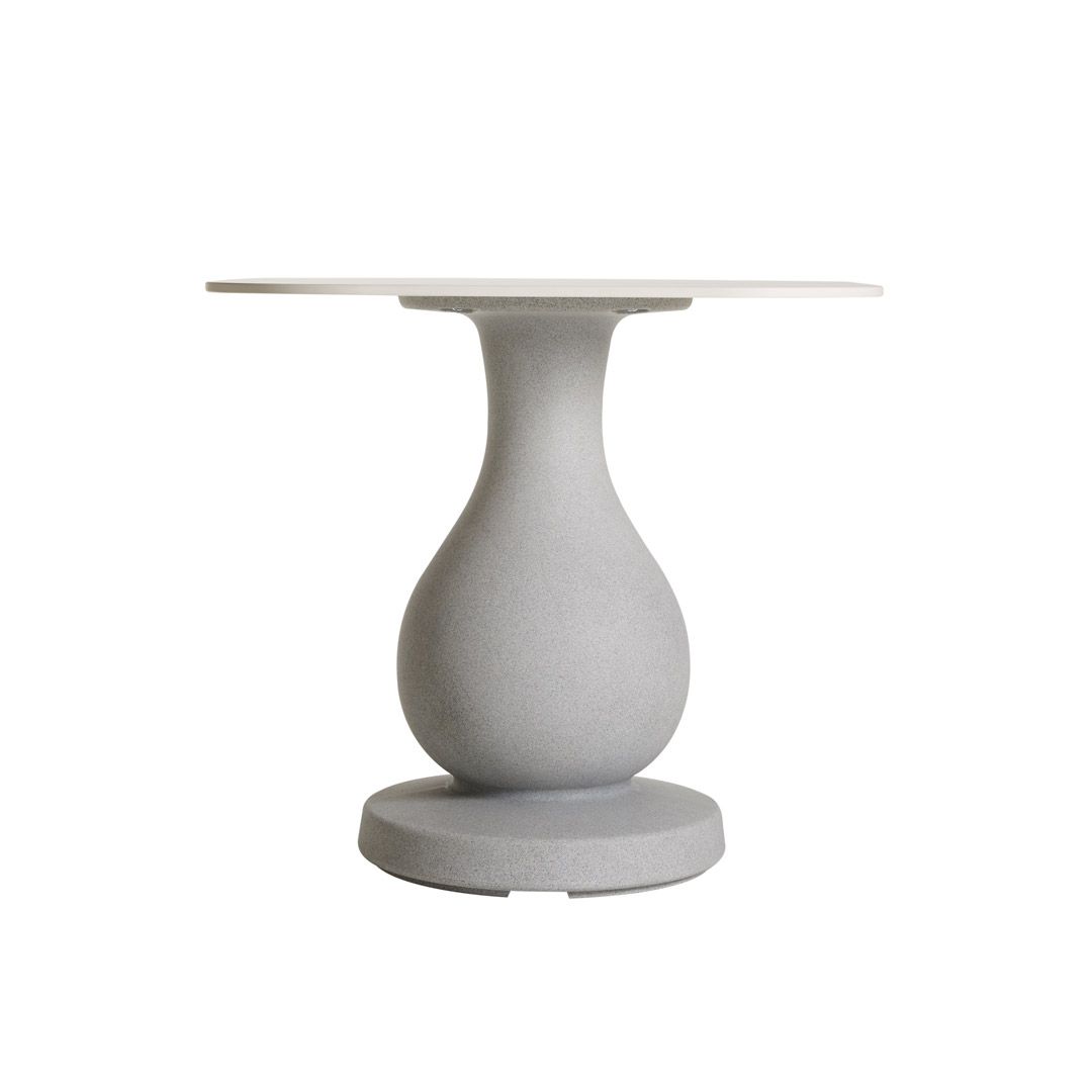 Круглый стол из полиэтилена и столешница HPL с мраморным эффектом SLIDE девятнадцатый век ARCH-00052894 - Вид №23