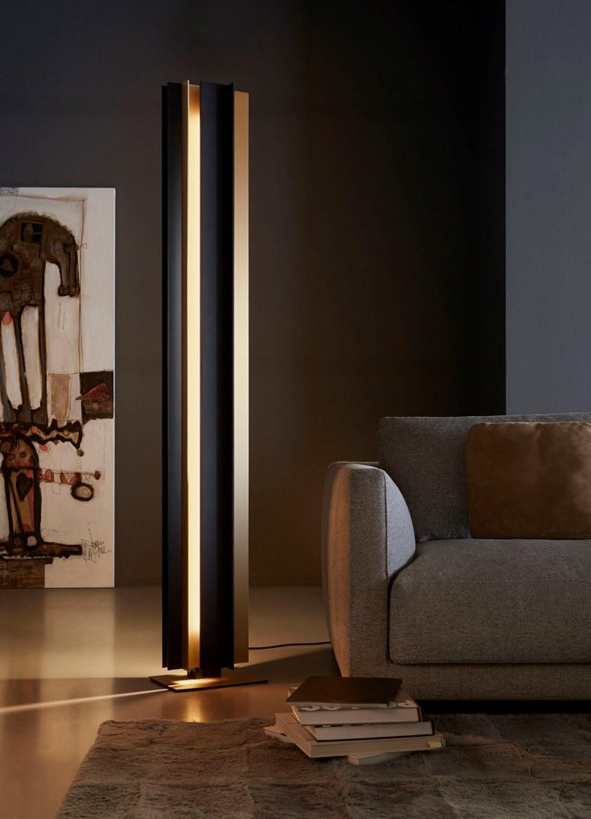 VeniceM Торшер Led из латуни с диммером Secret sun-id-1486176 - Вид №1