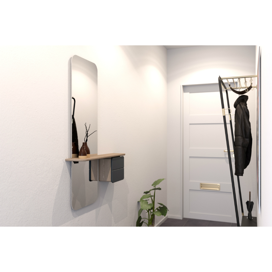 Вешалка в прихожую Lean On Me, черная UMAGE 5251 - Вид №2