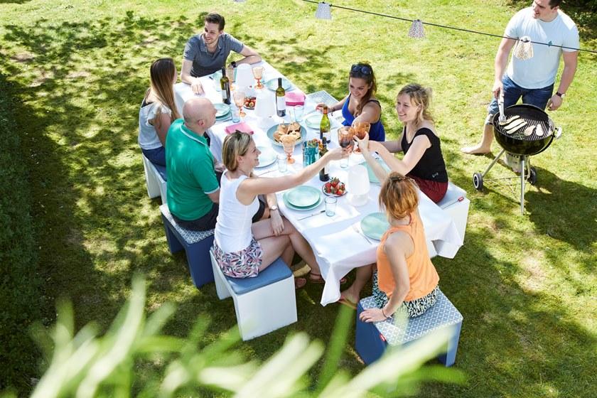 Fatboy Табурет из полиэтилена / журнальный столик Concrete sun-id-1415850 - Вид №2