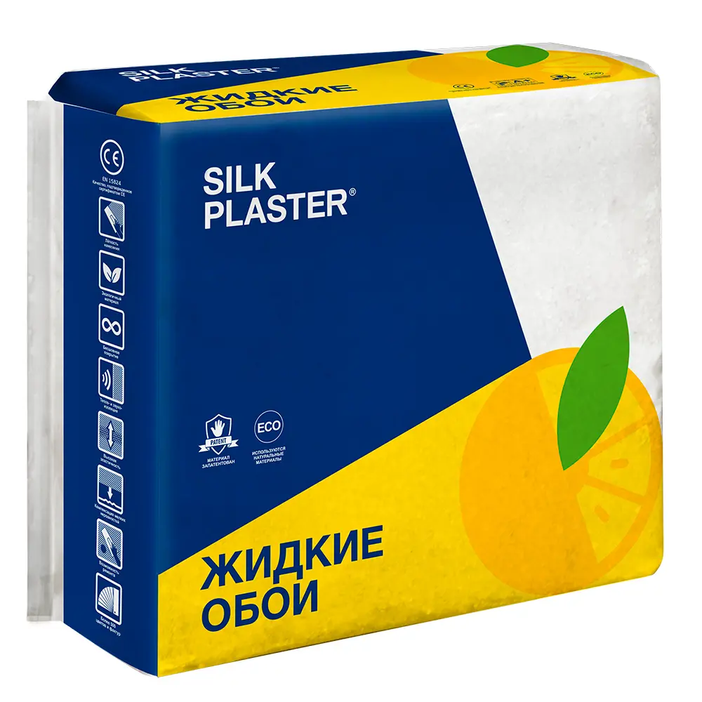 Жидкие обои Silk Plaster Absolute А423 1.3 кг цвет салатовый 82736053 STLM-2174014  - Вид №1