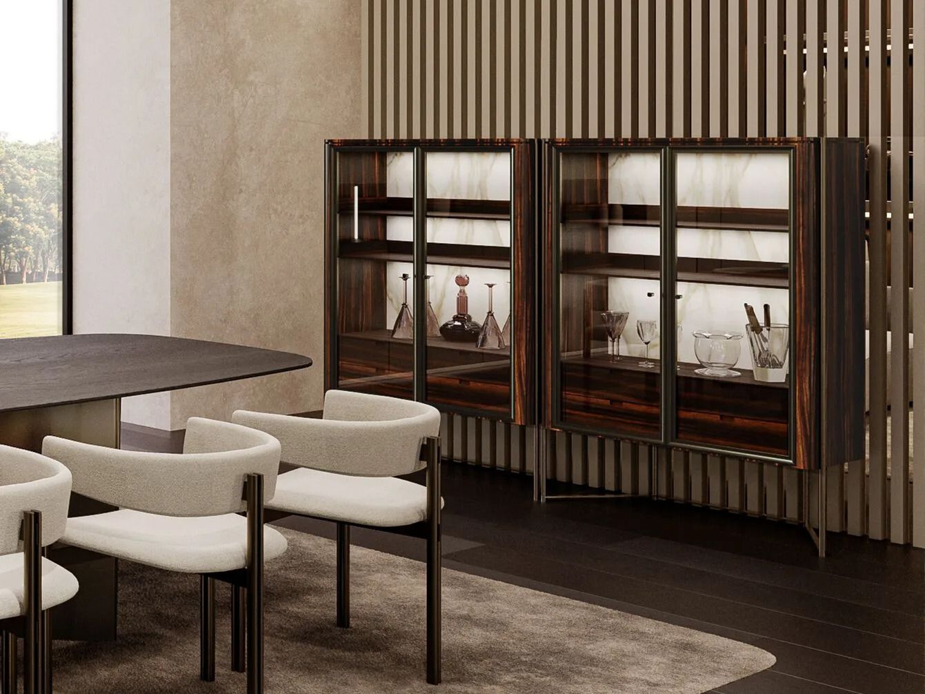 Деревянная витрина со встроенным освещением MisuraEmme Сибуя ARCH-00081624 - Вид №4