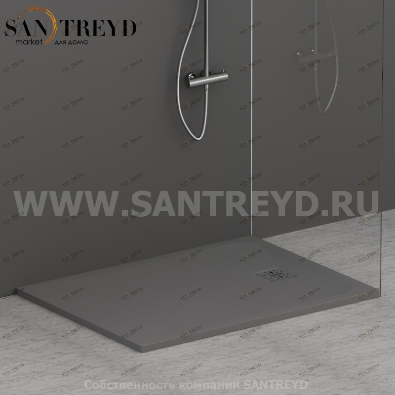 DP12090502 Душевой поддон 120х90 см цвет Агат Globo DOCCIAPIETRA Италия Ceramica Globo